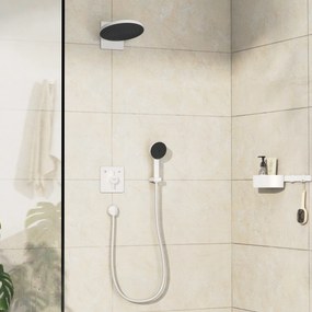 Hansgrohe DuoTurn Q, batéria pod omietku pre 2 spotrebiče, biela matná, HAN-75414700