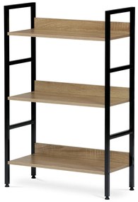 Regál GD-313 OAK Denny, 3 police, 60 x 27,5 x 92,5 cm