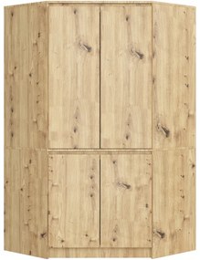 Rohová skriňa S100 4D CLP dub artisan
