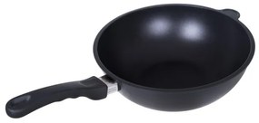 AMT Gastroguss Indukčný wok titánový ø 28 cm x 9 cm / 3 l s pokrievkou