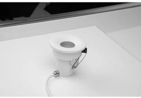 Azzardo AZ5389 - Kúpeľňové podhľadové svietidlo ROMOLO 1xGU10/50W/230V IP65 biela