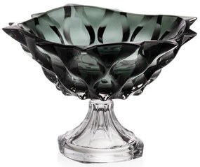 KRIŠTÁĽOVÁ MISKA BOHEMIA SAMBA GREY 305 MM