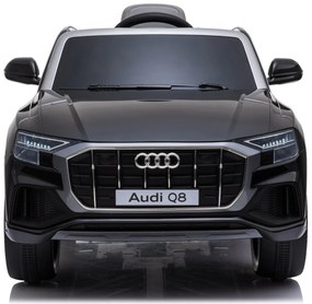 Detské elektrické autíčko na diaľkové ovládanie BestBerg BBCC-70B - Audi Q8 / od 3 rokov / nosnosť 30 kg / čierne