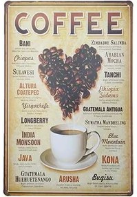 Ceduľa Coffee Menu