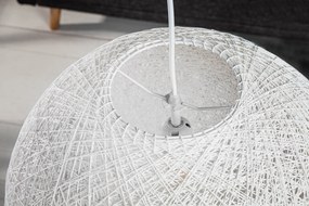 Závesné svetlo Cocooning biele 45cm