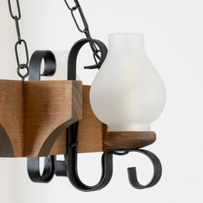 Brilagi - Luster na reťazi QUEEN 4xE14/40W/230V buk