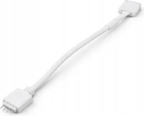 10 mm RGB LED konektor na pripojenie pásika, 4 piny/západka bez spájkovania