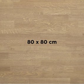 FAMEG OAK 27 MM - MASÍVNA STOLOVÁ DOSKA 80 x 80 cm