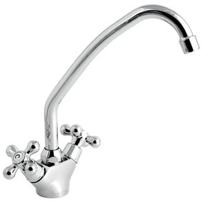 Novaservis Titania Retro II drezová batéria s otočným ramienkom chróm 99113.0