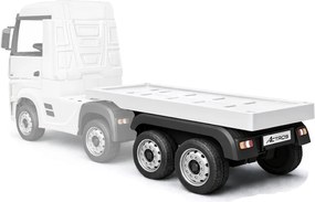 LEAN CARS Batériový príves HL358 Mercedes Scania Actros biely