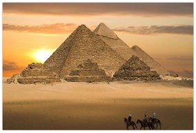 Obraz - Pyramídy (90x60 cm)