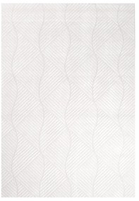 Dekorstudio Jednofarebný koberec FANCY 904 - smotanovo biely Rozmer koberca: 160x230cm