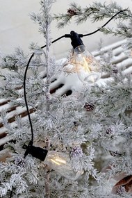 Vianočná svetelná reťaz s 8-mi Led svetlami - biela teplá - 3m