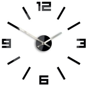 Moderné nástenné hodiny ARABIC BLACK black