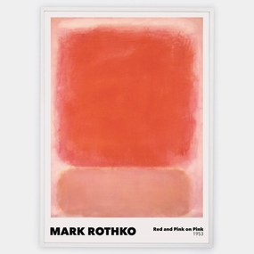Plagát Red and Pink on Pink | Mark Rothko