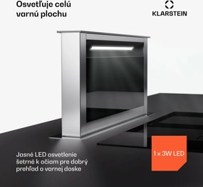 Klarstein Royal Flush Eco Slim 60, digestor, 60 cm, 650 m³/h, EEK A