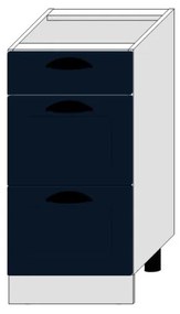 KUCHYNSKÁ LINKA ROSANA TMAVOMODRÁ 260 cm