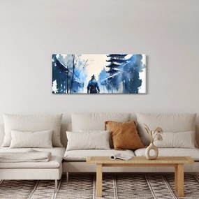 Obraz - Samuraj, aquarel (120x50 cm)