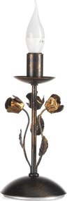 ONLI - Stolná lampa CAROLINA 1xE14/6W/230V 40 cm bronzová
