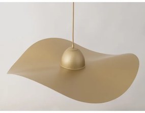 Luster na lanku KAPELLO 1xE27/60W/230V pr. 76 cm zlatá