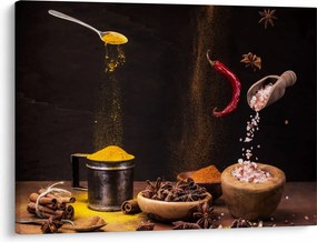 Obraz - Korenie v pohybe (70x50 cm)