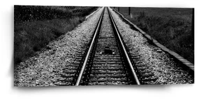 Sablio Obraz Koľajnice - 110x50 cm