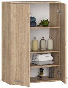 Kúpeľňová skrinka FIN H934 W64 2D dub sonoma