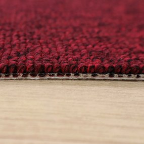 Betap, Metrážny koberec Debut 35, na mieru, šíře 4m, červená, filc, detská izba