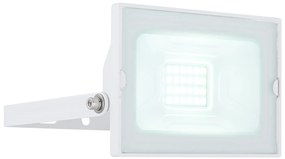 GLOBO Vonkajší LED nástenný reflektor HELGA, 20W, studená biela, biely, IP65