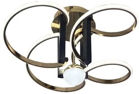 LED Stmievateľný prisadený luster LED/80W/230V 3000-6500K + diaľkové ovládanie