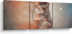 Obraz - Tenista (s hodinami) (90x30 cm)