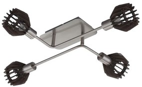 Briloner 2854-042 - Prisadený luster 4xE14/5,5W/230V kaučukovník