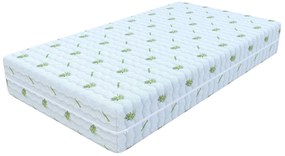 Wilsondo Vysoký antialergický penový matrac Derf 140x200 - poťah Aloe Vera