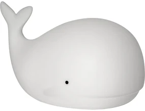 Biele LED detské nočné svetlo Whale - Star Trading