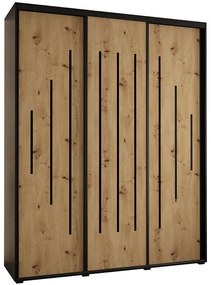 Skriňa 45 Canaris 12 200 čierna/artisan/čierna