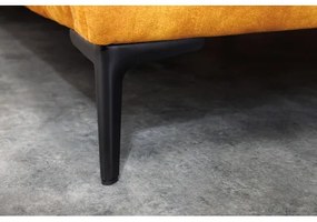 Posteľ 41666 160x200cm Boutique Zamat Žltá  - Komfort-nábytok