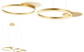 Redo 01-2609 - LED Stmievateľný luster na lanku SIGUA LED/114W/230V 3000K zlatá