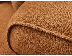 Ženilková pohovka v horčicovej farbe 237 cm Whesley – Bobochic Paris