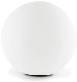 Shineball L, záhradné svietidlo, guľovité, 40 cm, biele