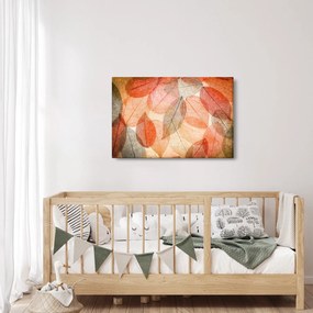 Obraz maľovaného jesenného lístia (90x60 cm)