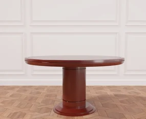 Konferenčný okrúhly kancelársky stôl, priemer dosky 120 cm