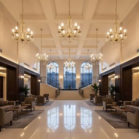 Toolight Toolight, stropné svietidlo 5xE14, EBT009-5CP, zlatá, OSW-01244