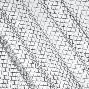 ZÁCLONA NA KRÚŽKOCH AIDEN 140X250 CM STRIEBORNÁ