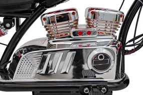 Ramiz Chopper Warrior Motocykel čierny