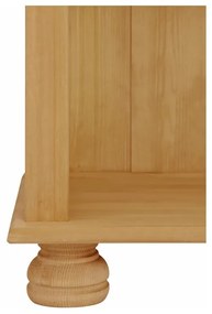 Knižnica z borovicového dreva v prírodnej farbe 77x116 cm Ella – Støraa