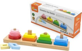 Kocky s triedičom tvarov Viga 44686 geometrické obrazce