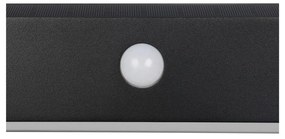 LED nástenné solárne vonkajšie svietidlo (výška 6 cm) Silves – Trio