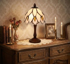 Stolná Tiffany lampa - Ø 18*34 cm