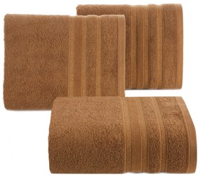 BAVLNENÝ UTERÁK JUDY 50X90 CM HNEDÁ