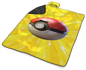 Sablio Plážová deka Pokemon ball Explózia: 200x140 cm
